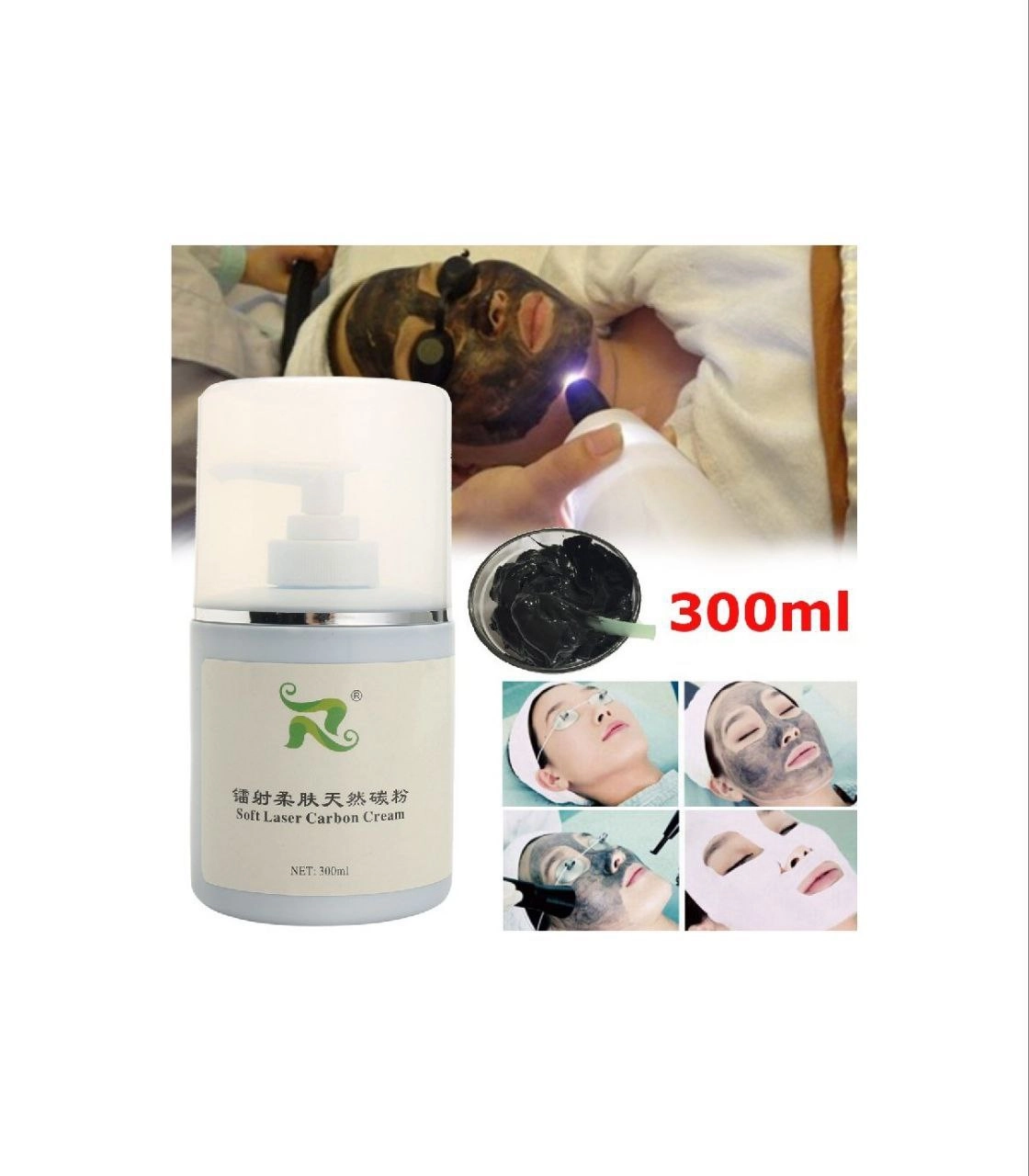 خرید آنلاین ژل کربن تراپی دستگاه لیزر برند تایگیت حجم 300 میل