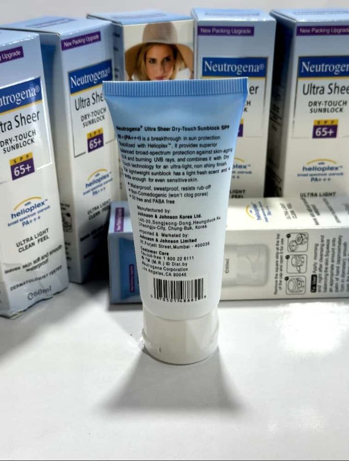 قیمت ضد آفتاب نوتروژینا ULTRA SHEER حاوی +SPF 65 بی‌رنگ