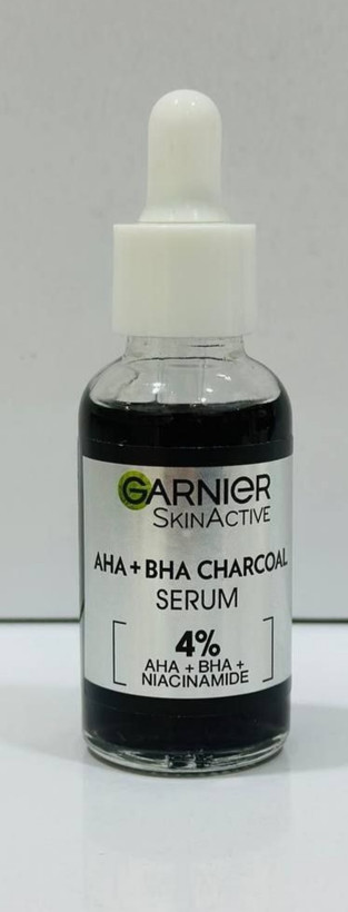 سرم لایه بردار زغال AHA+ BHA و نیاسینامید گارنیر 30ml